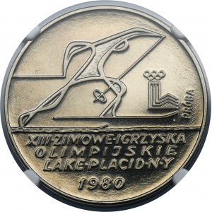 PRÓBA NIKIEL, 200 złotych 1980 Lake Placid - NGC PF66 CAMEO