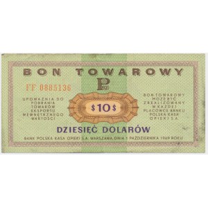 Pewex, 10 dolarów 1969 - FF -