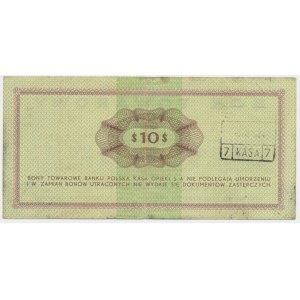 Pewex, 10 dolarów 1969 - FF -