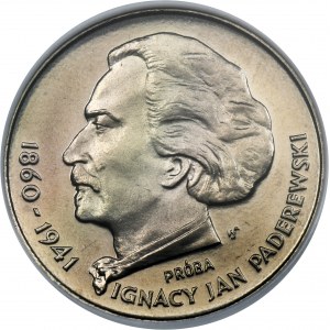 PRÓBA NIKIEL, 100 złotych 1975 Ignacy Jan Paderewski