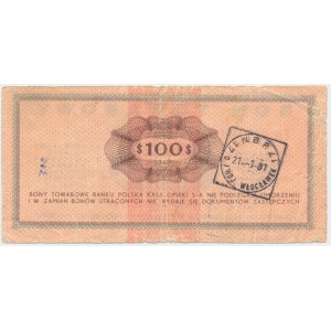 Pewex, 100 dolarów 1969 - FK - RZADKI