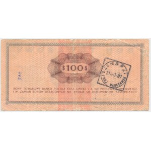 Pewex, $100 1969 - FK - RARE