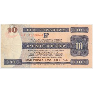 Pewex, 10 dolarów 1979 - HF -