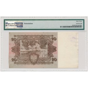 10 zloty 1928 - PMG 63 - ÉCHANTILLON DE COULEUR