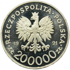 200.000 złotych 1991 200. rocznica Konstytucji 3 Maja