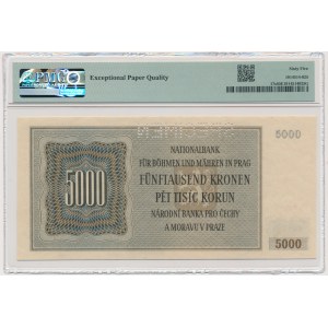 Bohemia & Moravia, 5.000 Korun 1944 - SPECIMEN - PMG 65 EPQ