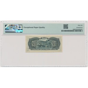 Kuba, 20 centów 1897 - PMG 66 EPQ