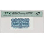 Czechoslovakia, 3 Koruny 1953 - ZA - PMG 67 EPQ - replacement