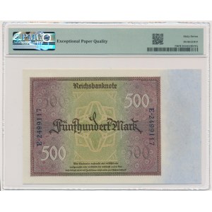 Germany, 500 Mark 1922 - PMG 67 EPQ