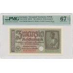 Niemcy, 20 marek (1940-45) - PMG 67 EPQ