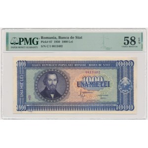 Romania, 1.000 Lei 1950 - PMG 58 EPQ