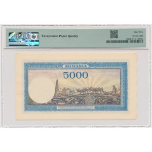 Rumunia, 5.000 lei 1943 - PMG 65 EPQ