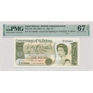 Saint Helena, 1 Pound (1981) - PMG 67 EPQ