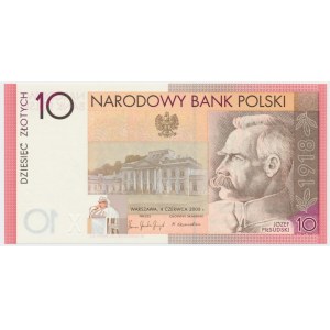 10 złotych 2008 - 90. Rocznica Odzyskania Niepodległości -