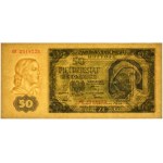 50 złotych 1948 - AW - PMG 66 EPQ - Kolekcja Lucow - rzadsze