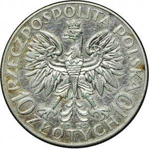 Głowa Kobiety, 10 złotych Warszawa 1932