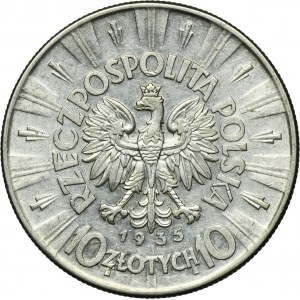 Pilsudski, 10 zloty 1935