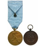 Set of medals with diplomas of Józef Owczarek