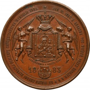 Medal commemorating the 200th anniversary of the relief of Wien in 1883