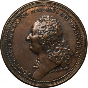 Stanislaus I, Medal Nancy 1755