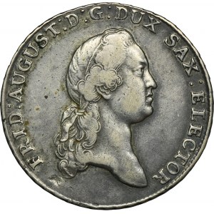 Germany, Saxony, Friedrich August III, Thaler Dresden 1773 EDC