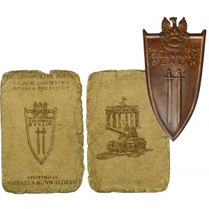 PRL, Grunwald Shield badge with ID card