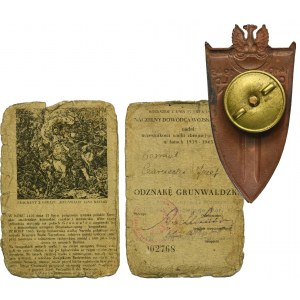 PRL, Grunwald Shield badge with ID card