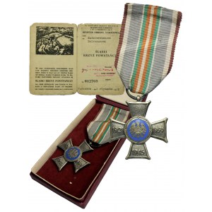 PRL, Silesian Insurgent Cross with ID card