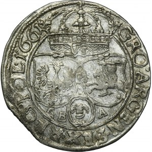 John II Casimir, 6 Groschen Lviv 1661 GBA - RARE