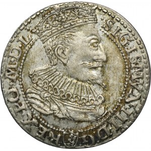 Sigismund III Vasa, 6 Groschen Malbork 1596