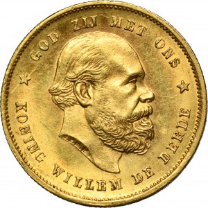 Netherlands, Kingdom of the Netherlands, Wilhelm III, 10 Gulden Utrecht 1887