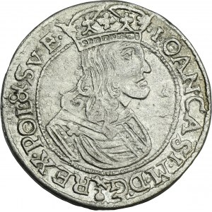 John II Casimir, 6 Groschen Krakau 1660 TLB - FORGERY FROM THE ERA