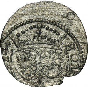 Zygmunt III Waza, Szeląg Wilno 1617 - RZADKI, Trilner