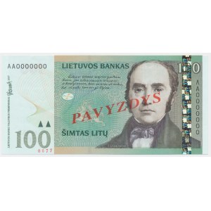 Lithuania, 100 Litu 2007 - SPECIMEN - No. 677
