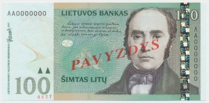 Lithuania, 100 Litu 2007 - SPECIMEN - No. 677
