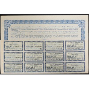 4% Premiowa Pożyczka Dolarowa 1931, seria III, obligacja $5