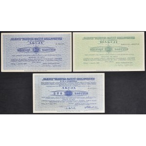 Olkusz Fabryka Naczyń Enaliowanych S.A. in Olkusz, 10 zlotys, 10 x 10 zlotys 1925 and 100 zlotys 1933