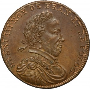 Henry III of France, Medal from the Suite of the French Kings 1710