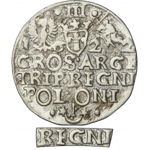 Sigismund III Vasa, 3 Groschen Krakau 1622 - RARE, REGNI