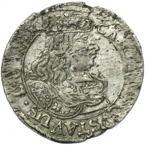 Swedish occupation, Charles X Gustav, 6 Groschen Elbing 1658 - RARE