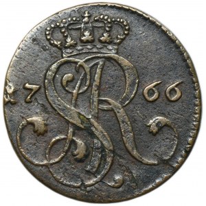 Poniatowski, Grosz Krakov 1766 G - PRUSKY FALSE