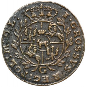 Poniatowski, Groschen Krakau 1766 G - PRUSSIAN FORGERY