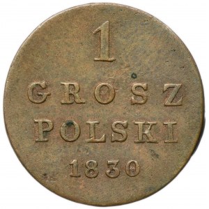 Kingdom of Poland, 1 groschen Warsaw 1830 FH