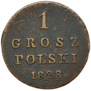 Królestwo Polskie, 1 grosz polski Warszawa 1828 FH