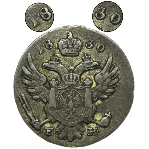 Królestwo Polskie, 5 groszy polskich 1830 FH - RZADKIE