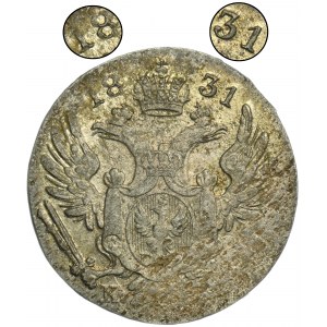 Polish Kingdom, 10 groszy Warsaw 1831 KG - RARE