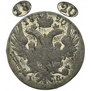 Kingdom of Poland, 10 groschen Warsaw 1820 IB - RARE