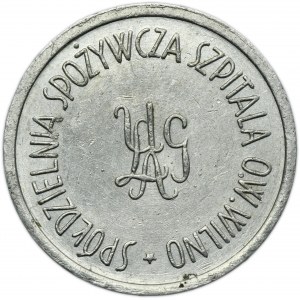 Food Cooperative of the OW Wilno Hospital, 1 zloty - VERY RARE