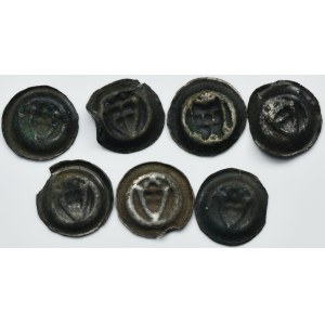 Set, Teautonic Order, Bracteate 14th century (7 pcs.)