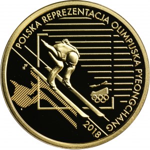 200 złotych 2018 - Polska Reprezentacja Olimpijska Pyeong Chang